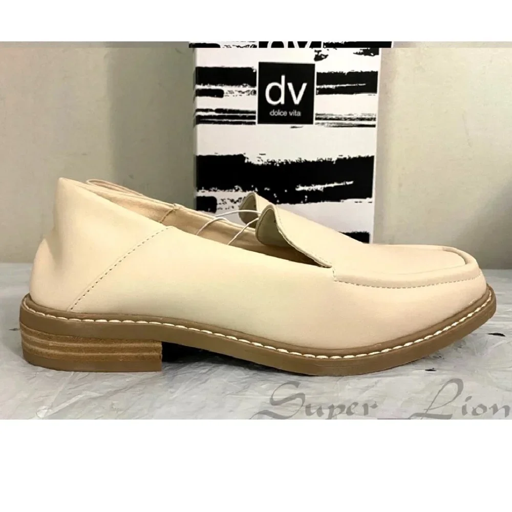 NEW DV by Dolce Vita Women's Flirty Stacked Heel Loafer - Picture 3 of 9